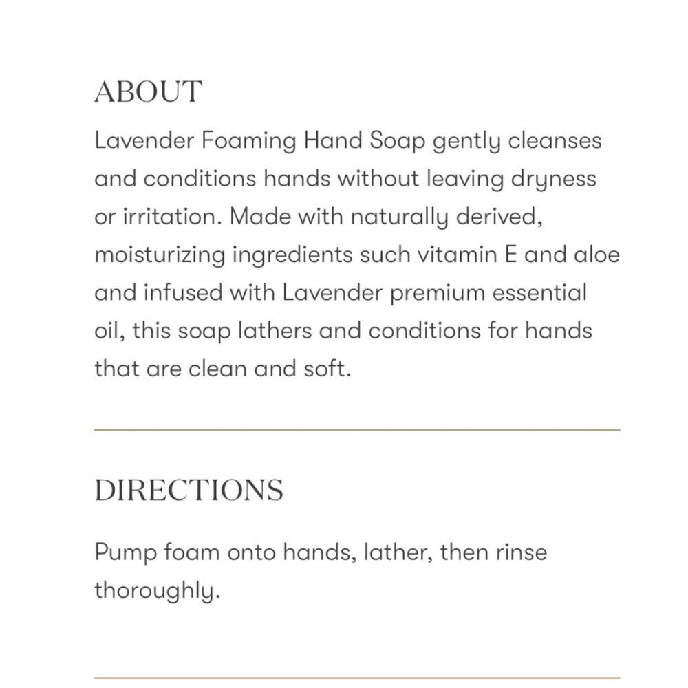Young Living Lavender Foaming Hand Soap - Picture 4 of 6